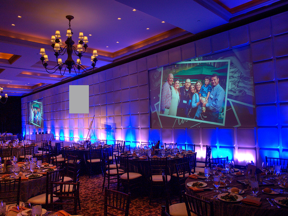 Awards dinner with production by Square AV